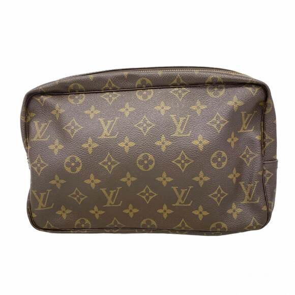 Louis Vuitton Monogram Toilette 28 Bag/Pouch M47522 Brown Women's